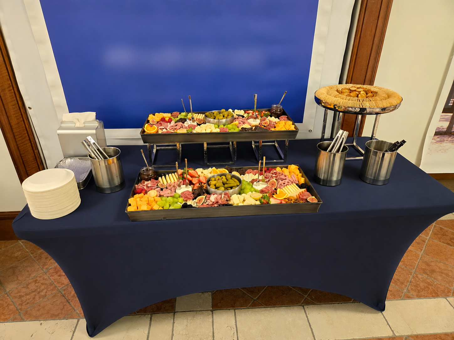 Elite Events Houston catering buffet setup