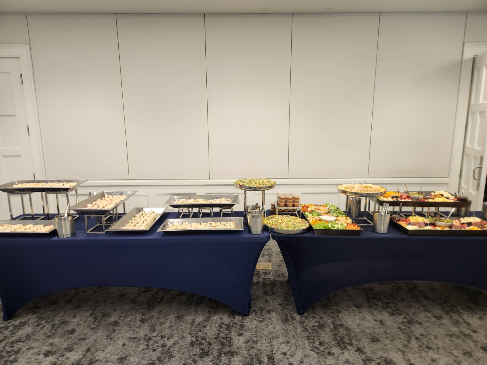 Elite Events Houston Rice Business beverage and breakfast station